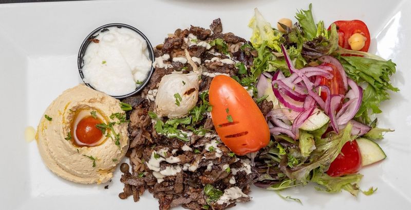 Good Luck Walking Past The Spinning Shawarma Grill