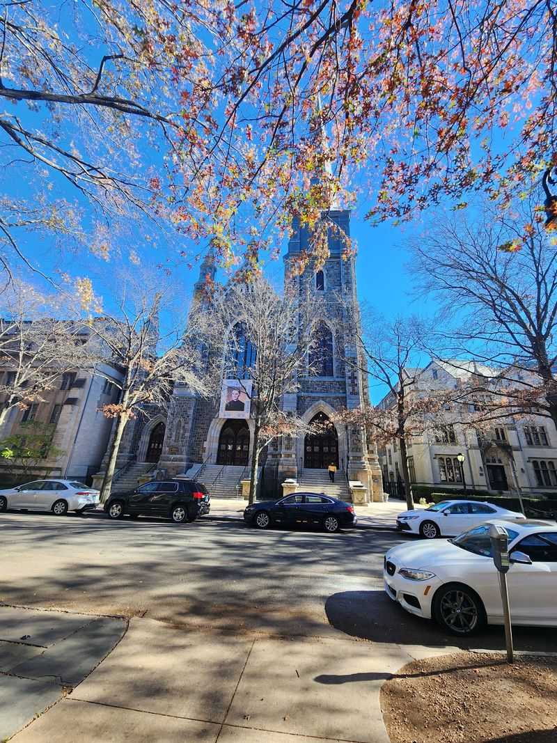 A Historic City Neighborhood Surrounds The Church