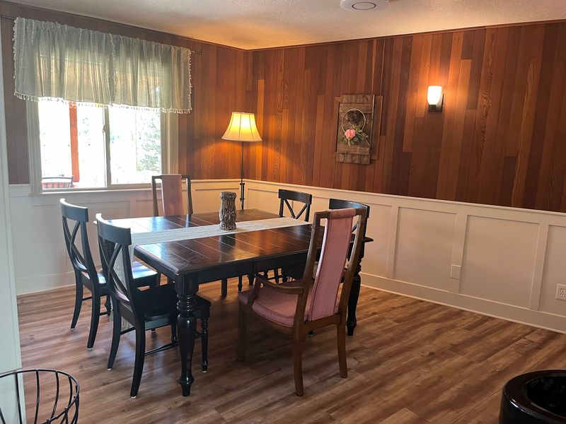 Inside, The Dining Room Feels Like Oma's House