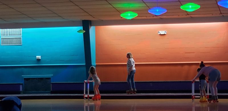 Little Skaters Get A Helping Hand