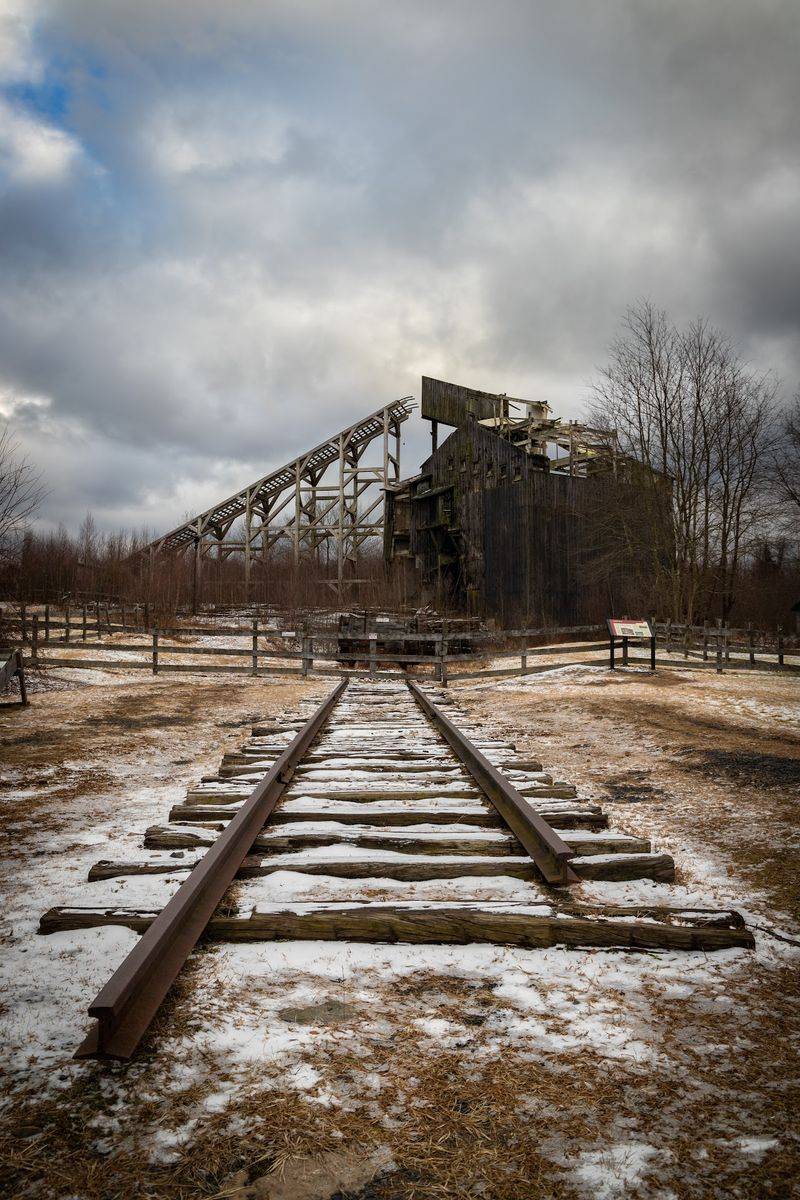 Old Rails, A Tipple, And A Landscape Shaped By Coal