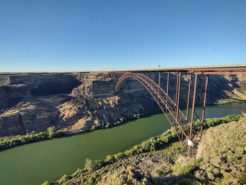 A Steel Arch Above The Snake