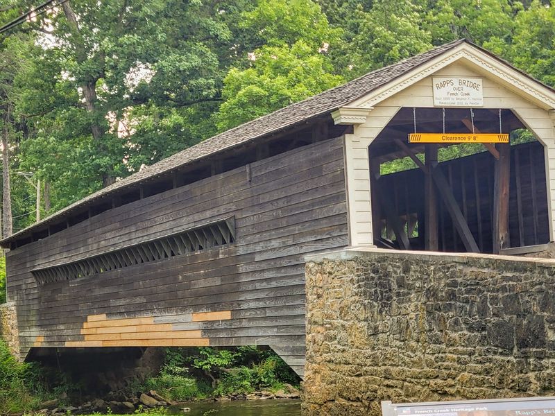 Historic Rapp's Dam Covered Bridge