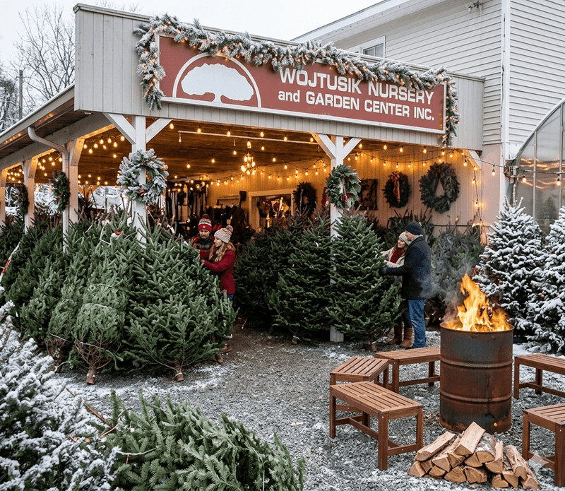 Holiday Shoppers Step Into A Winter Wonderland When This Connecticut Nursery Transforms Into A Christmas Paradise - Decor Hint Sixty Themed Trees Are Waiting To Steal Your Afternoon