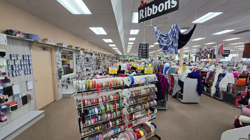 This Fabric Wonderland In Michigan Gives Crafters Bolts, Trims, And Endless Inspiration - Decor Hint Notions, Patterns, And Sewing Supplies
