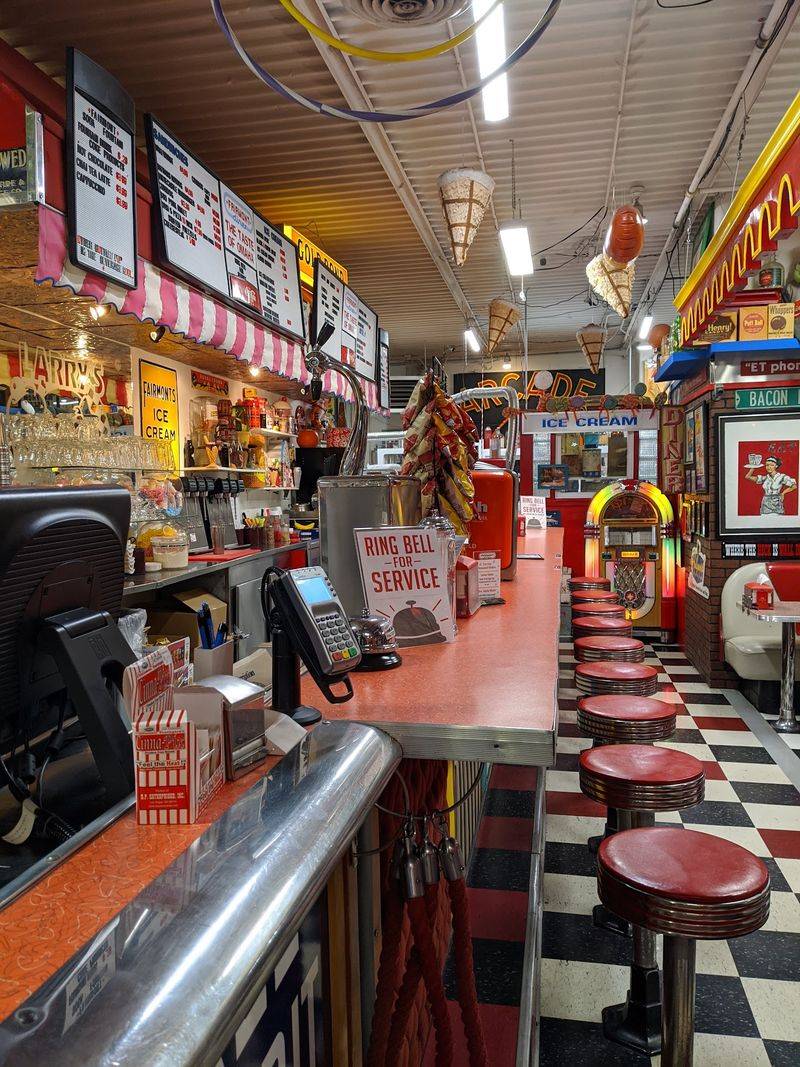 A Fifties Diner And A Cooler Of Bottled Soda Keep The Party Going