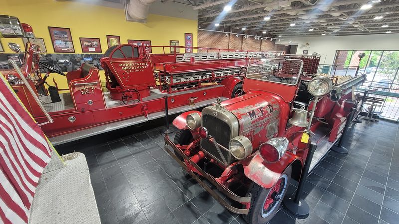 Engine Number One And A Ladder That Reached Higher Than Most