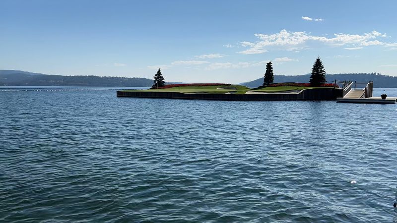 Hole 14 And The Green That Moves Every Morning