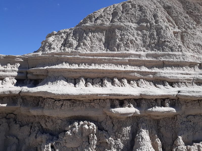 Millions Of Years Stacked In Pale Layers