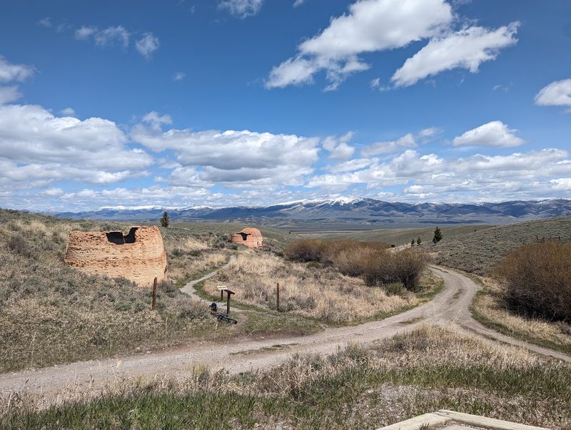 Giant 1880s Beehive Charcoal Kilns Tell A Ghost Town Story In The Sagebrush Near Leadore, Idaho - Decor Hint Woodland, A Town In The Smoke
