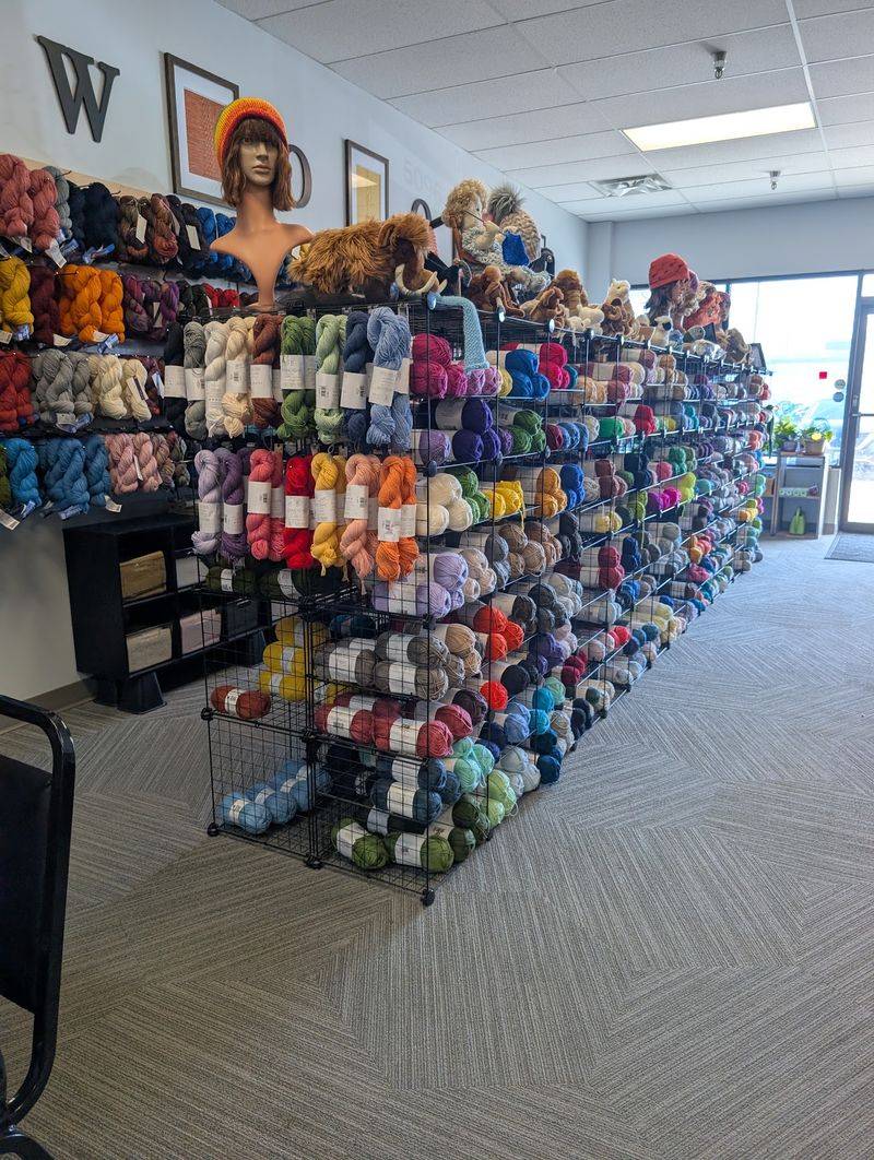 With Big Craft Chains Pulling Back, 9 Nebraska Yarn Shops Still Keep Skeins Stacked To The Ceiling - Decor Hint Wooly Mammoth Yarn Shop