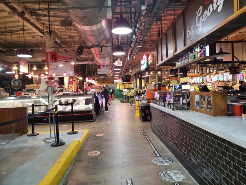 A Downtown Market Under an Old Train Shed