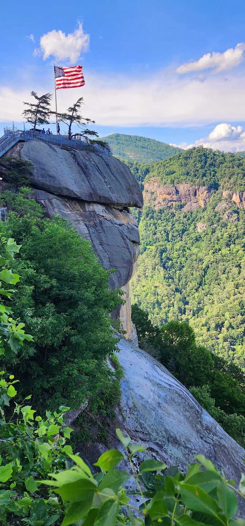 Chimney Rock Steals The Show Right Next Door
