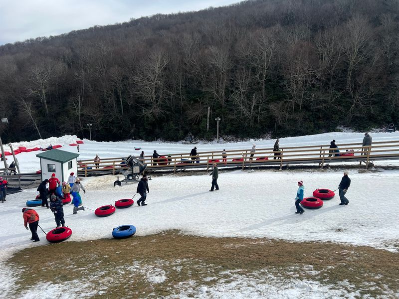 POV: You Found North Carolina’s Most Epic Snow Tubing Spot And Now Winter Can’t Come Fast Enough - Decor Hint Thanksgiving Weekend Could Mark The Start Of The 2026 Snow Tubing Season