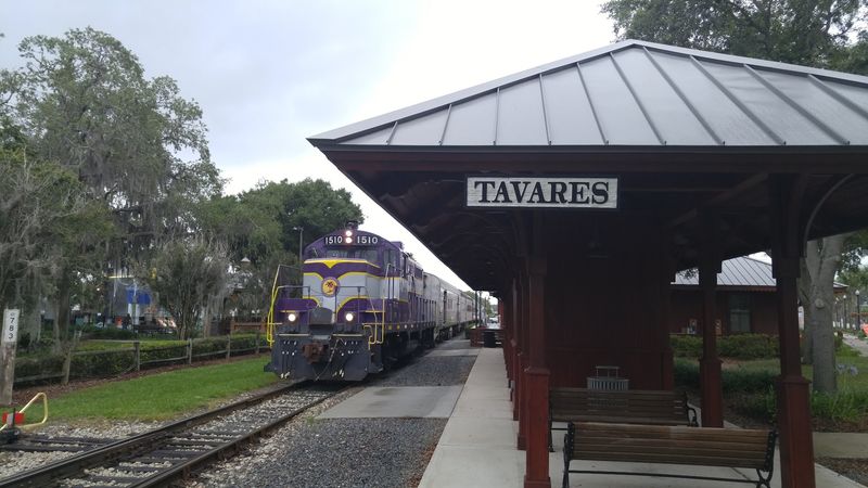 A Lakeside Downtown Where The North Pole Train Departs