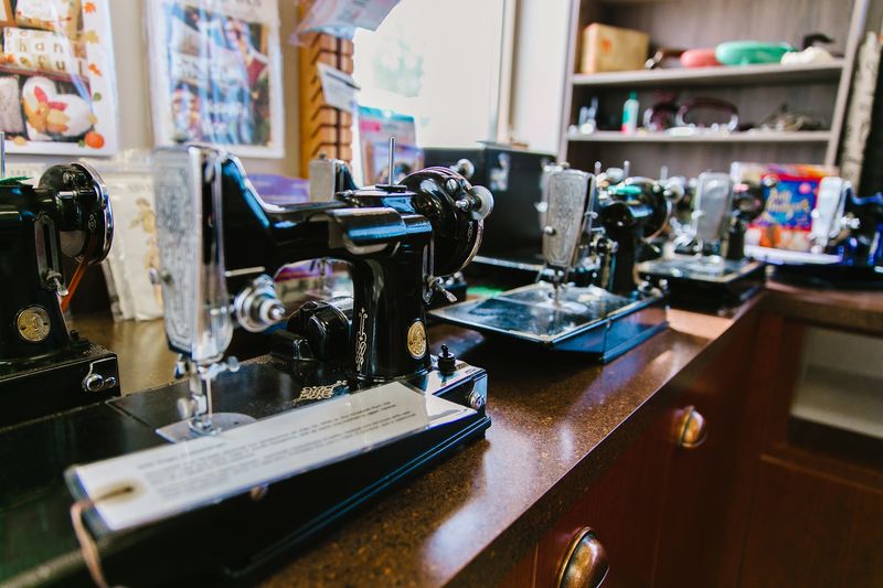 Vintage Machines And Window Light Set The Mood