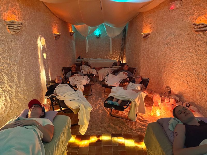 Breathe Dry Salt Air During A 45-Minute Halotherapy Session