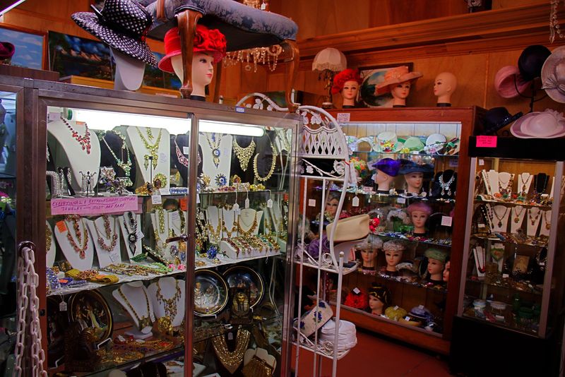 Glass Cases Full Of Many Dealers' Best