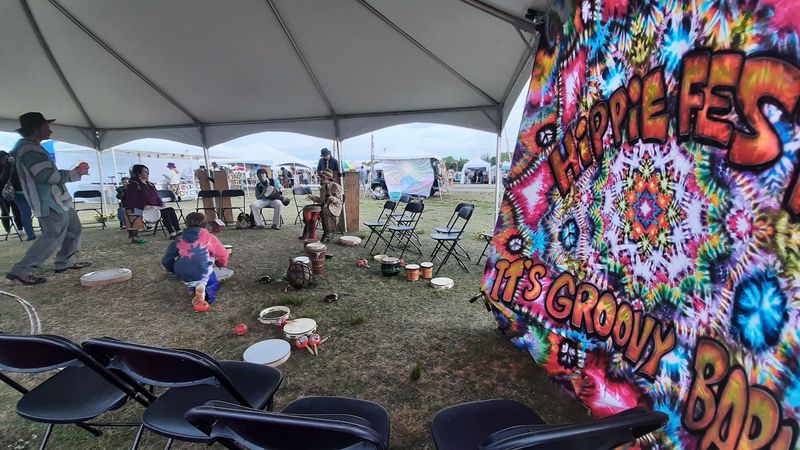Drum Circles And Dance Parties Pop Up Out Of Nowhere