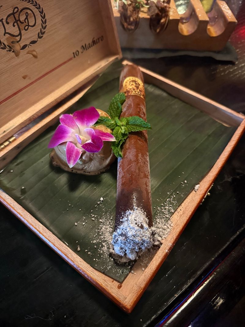 Save Room, Because The Chocolate Cigar Is Pure Theater