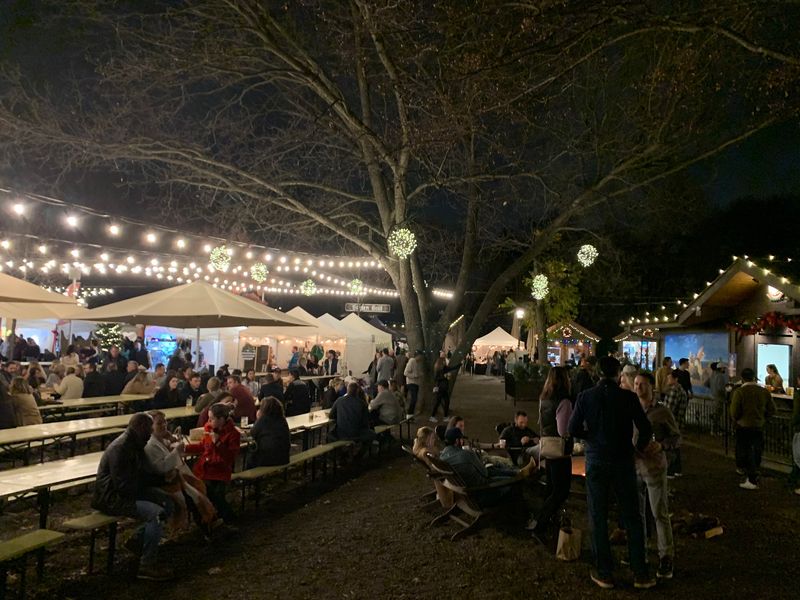 Thousands Of Lights Give The Outdoor Grounds A Completely Different Look After Dark