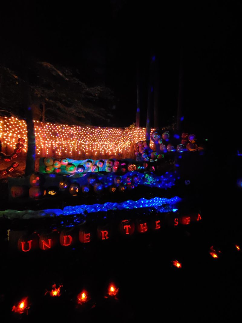 The Short Paved Route Packs Its Pumpkin Displays Into About One-Third Of A Mile