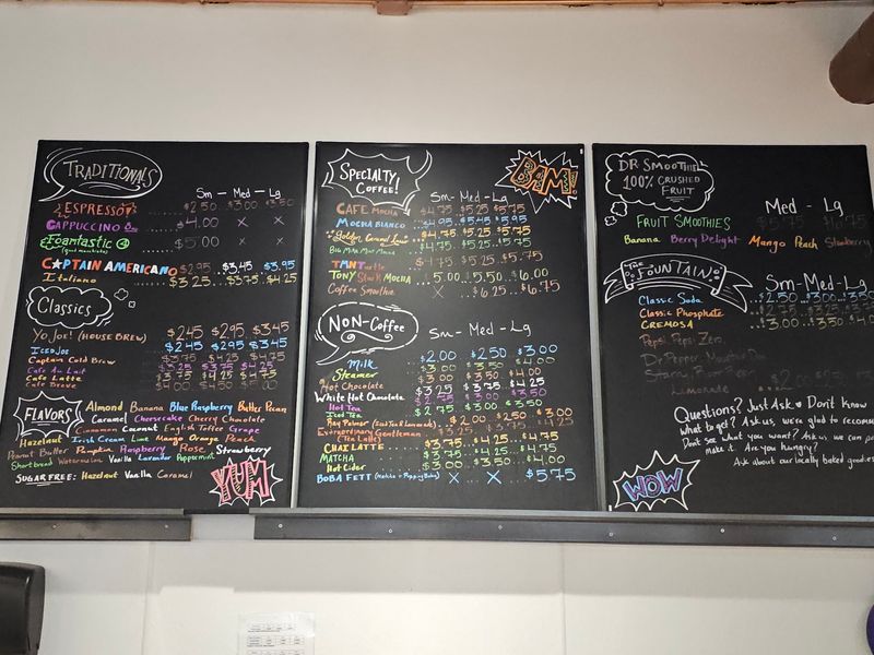 This Nebraska Comic Shop Brews Locally Roasted Coffee And Has Quiet Corners For Diving Into Comics - Decor Hint Matcha, Chai, And Hot Chocolate For The Non-Coffee Crowd