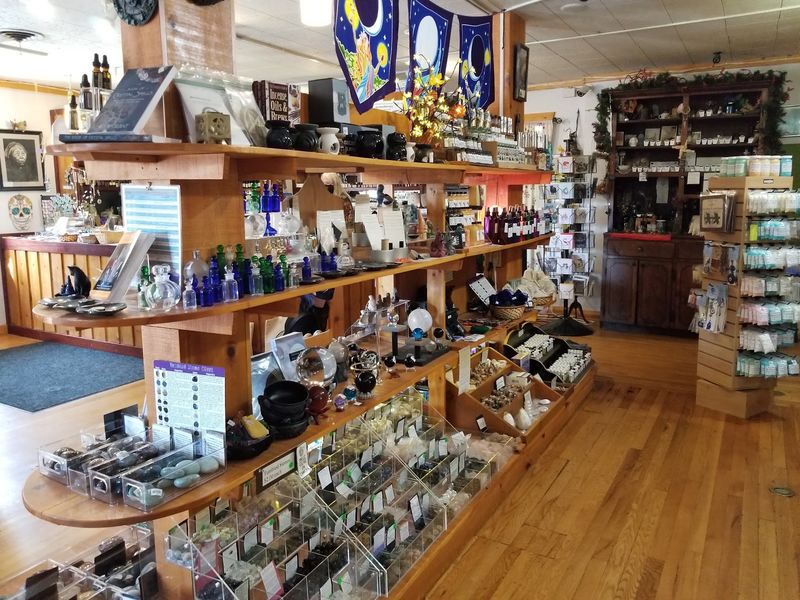 Wands, Crystals, And Cauldrons Fill Every Shelf
