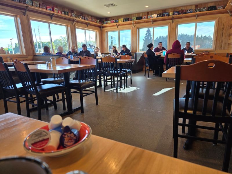 What It’s Really Like Inside This Remote Michigan Country Diner - Decor Hint Knotty Pine And Big Windows Make The Room Feel Like Up North