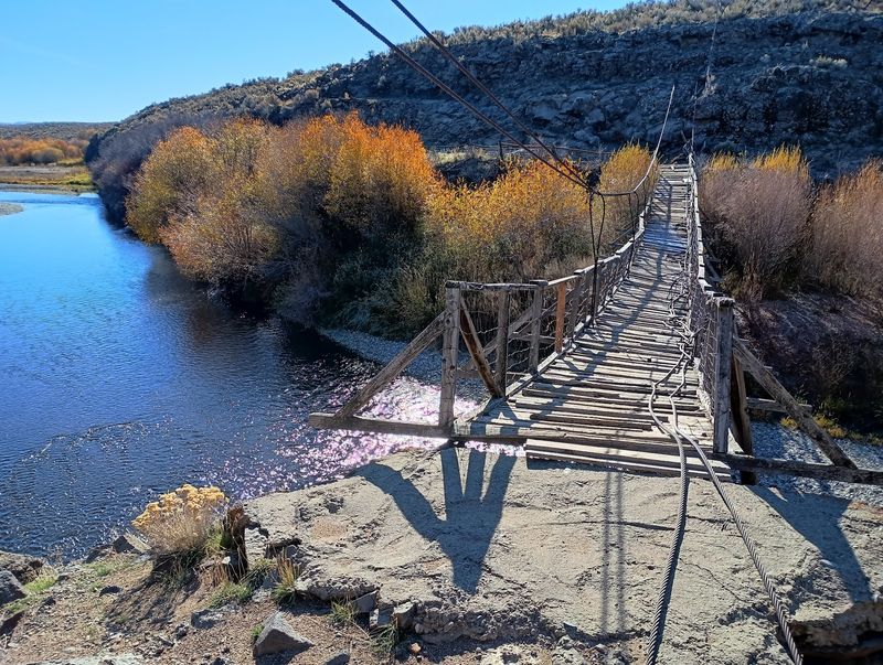 5 Idaho Swinging Bridges You Walk Across On A Fall Day Trip - Decor Hint Sheep Bridge Access In Bellevue
