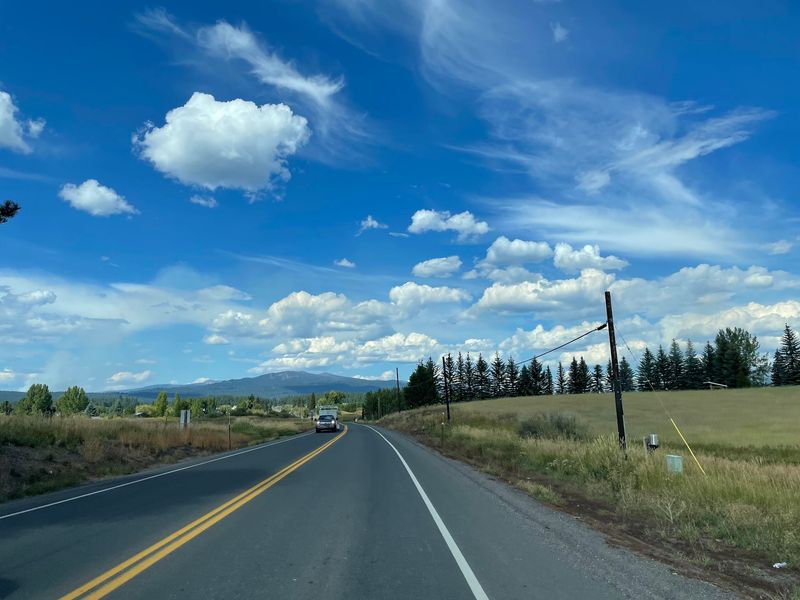 River Views Stretch Beside The Road For Miles On This Idaho Scenic Byway - Decor Hint Fresh Pavement Makes The Ride Smoother