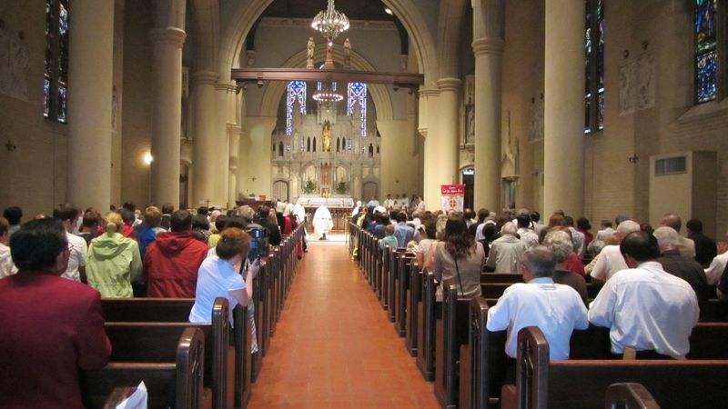 The January 8 Thanksgiving Mass