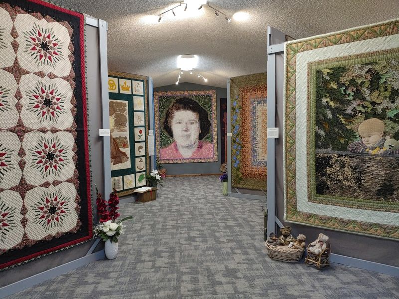 One Artist, One Old Lodge, And Hundreds Of Quilts On The Walls