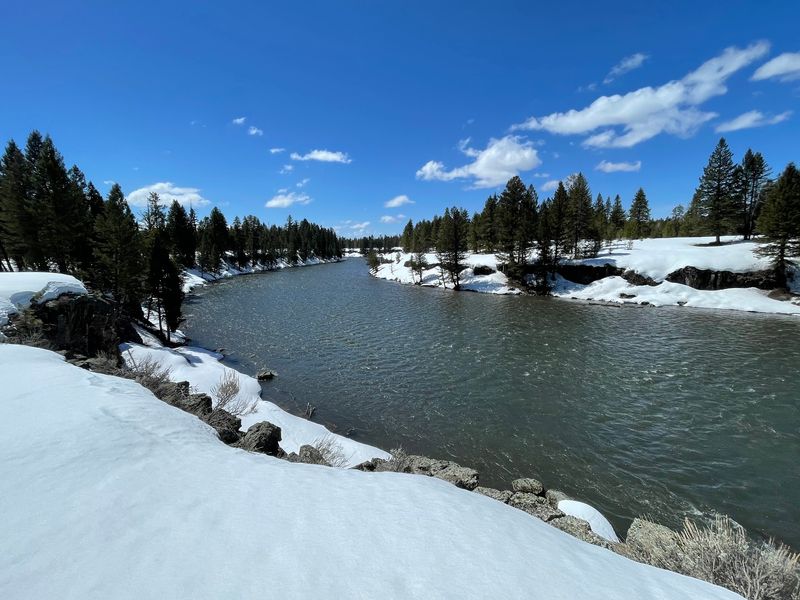 Over 1,000 Miles Of Snowmobile Trails Spread Out From This Small Idaho Mountain Town - Decor Hint An Old Rail Line And A Waterfall Byway Get Groomed Too