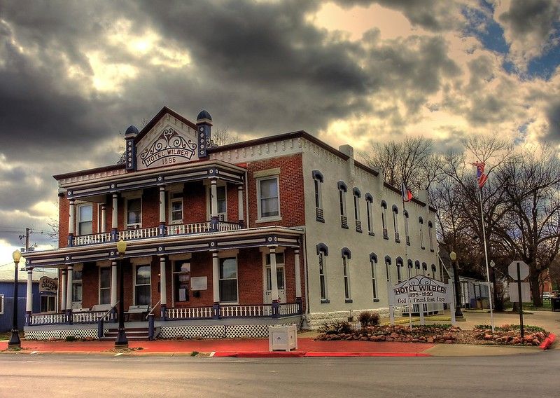 Started As A Railroad Hotel In 1890, This Nebraska Building Now Serves Steaks Downstairs - Decor Hint When Czech Days Takes Over The Whole Town