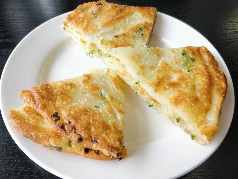 This Tiny California Restaurant Makes Its Dumplings Completely By Hand - Decor Hint Scallion Pancake For The Table