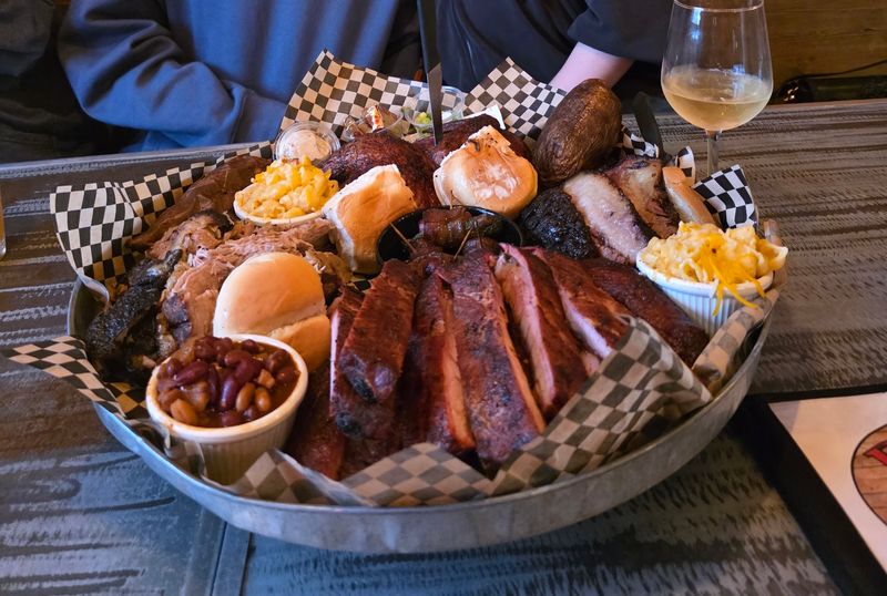 Dinner Served On A Trash Can Lid