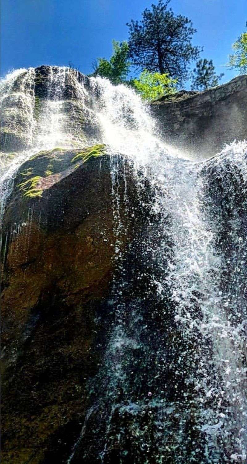Nebraska's Tallest Waterfall Drops 63 Feet Through A Shady Canyon Along The Niobrara River - Decor Hint Sixty-Three Feet Of Water Looks Even Taller From The Bottom
