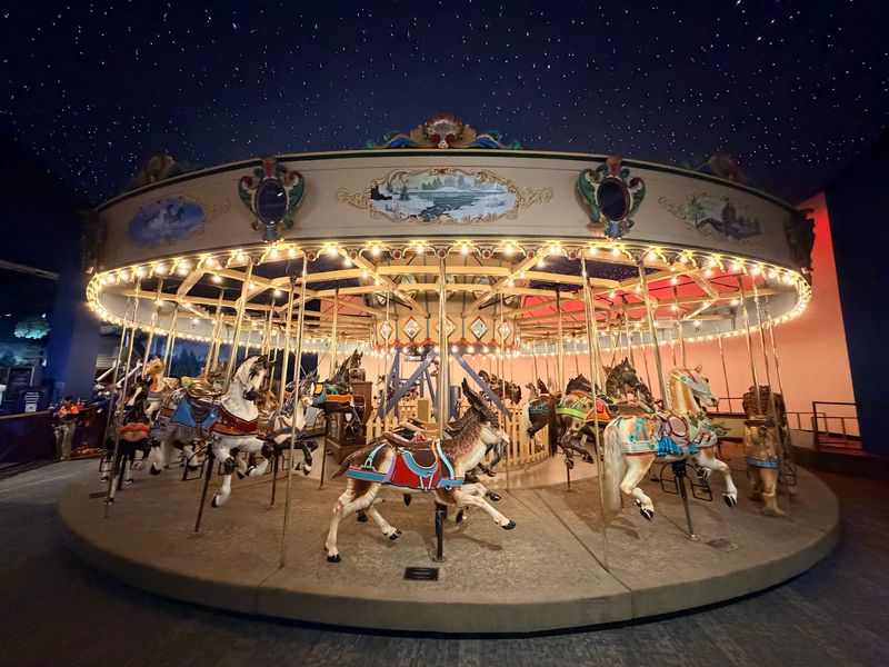 A 1917 Carousel Still Spins Near The Top Floor