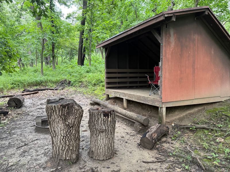 Campsites From Hackberry Hollow to the Bluff Tops