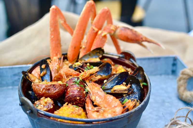 Wings, Goat, And Shrimp Make Sharing A Smart Strategy