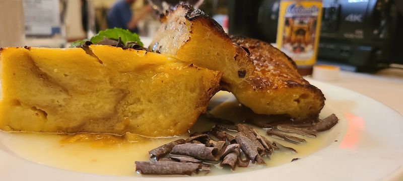 Save A Corner For Flan And Famous Bread Pudding