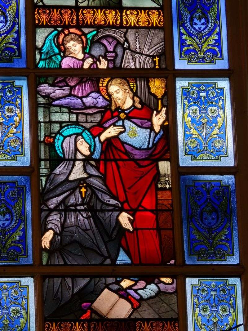 Stained Glass With Hidden Symbols