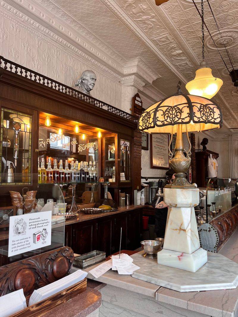 A Victorian Soda Counter On A Very Historic Block