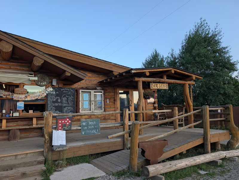 A Log Cabin Bakery Sitting Right Under The Sawtooths