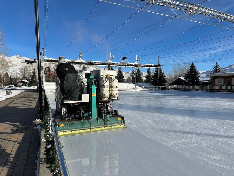 Since 1945 This Idaho Ice Arena Has Let Skaters Glide Outdoors Beside A Ski Resort Lodge - Decor Hint A Bigger Rink Arrived In 1955 And Never Left