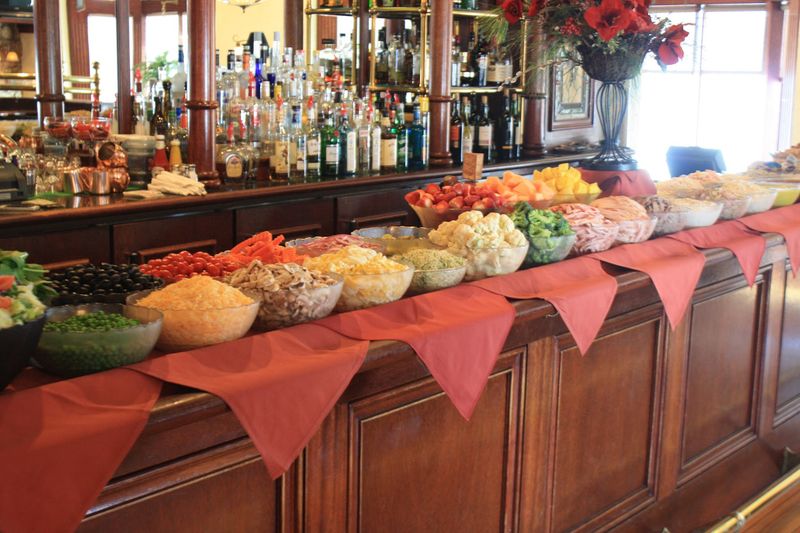 Salad Bar and the Dressing Carousel