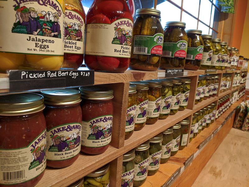 Jars, Jars, And More Jars Lining The Shelves