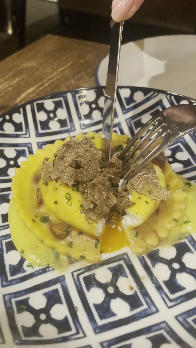 The Famous Golden Egg Raviolo