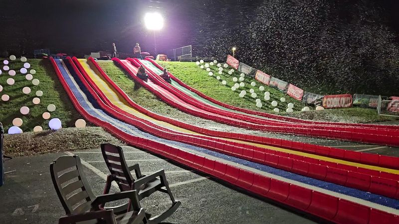 Grab A Tube And Fly Down A Snowy Slope